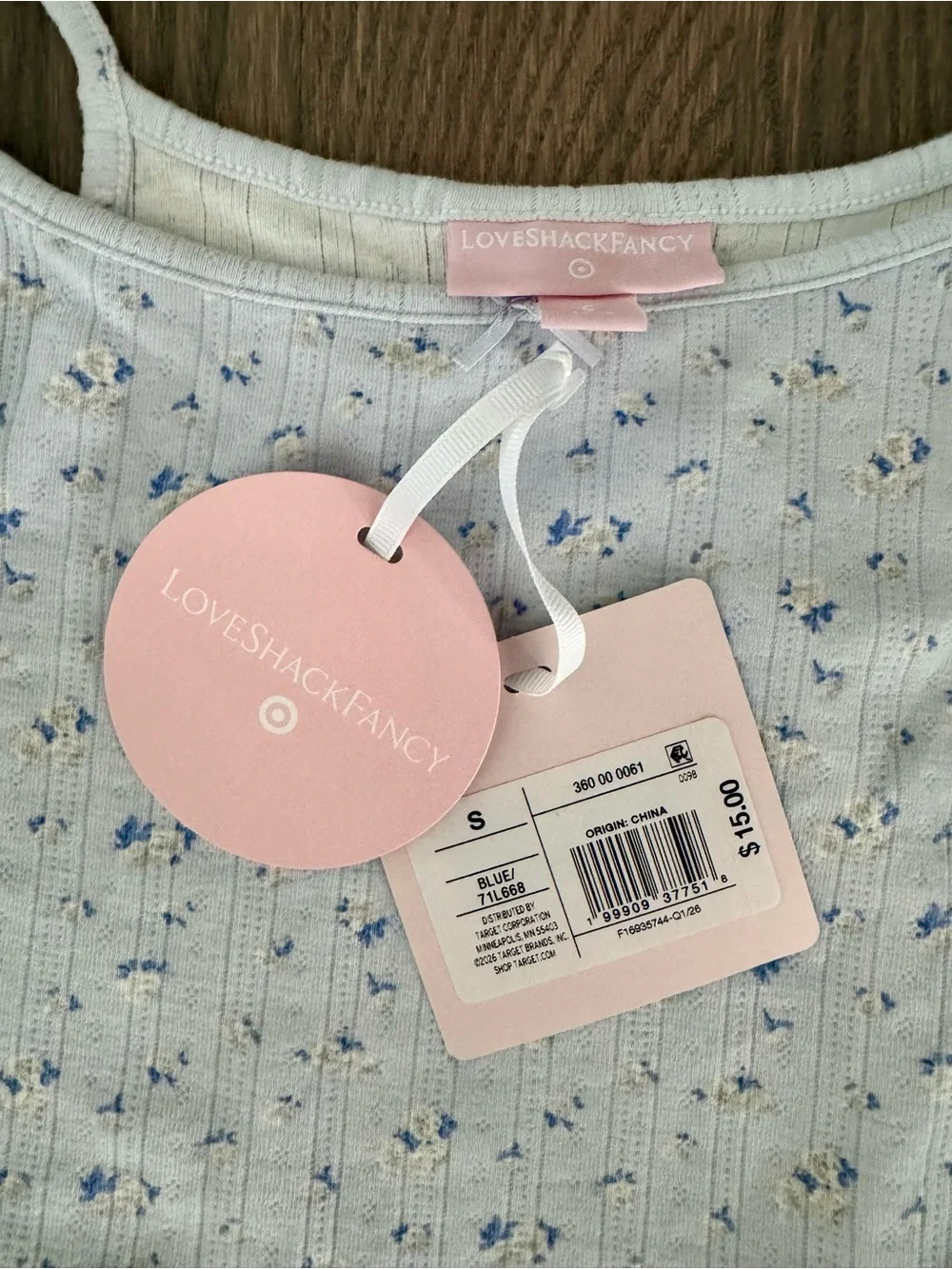 LoveShackFancy x Target Collaboration. Girls’ Tank Top.